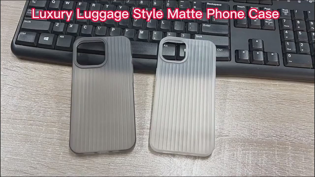 Virat Frosted Matte Finish Black lining Soft Case Translucent Slim Sleek fit Corrugated Stripes Pattern